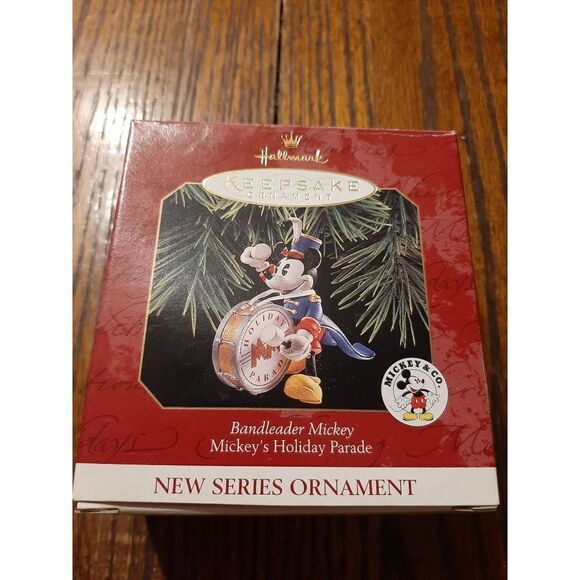 New 1997 Hallmark Keepsake Handcrafted Bandleader Mickey Mouse Ornament - Picture 5 of 6